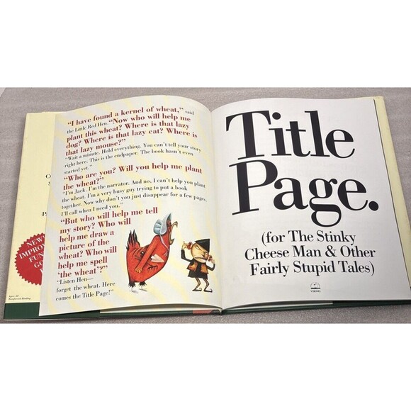 The Stinky Cheese Man & Other Fairly Stupid Tales  Book By Jon Scieszka 1992 - Picture 7 of 9